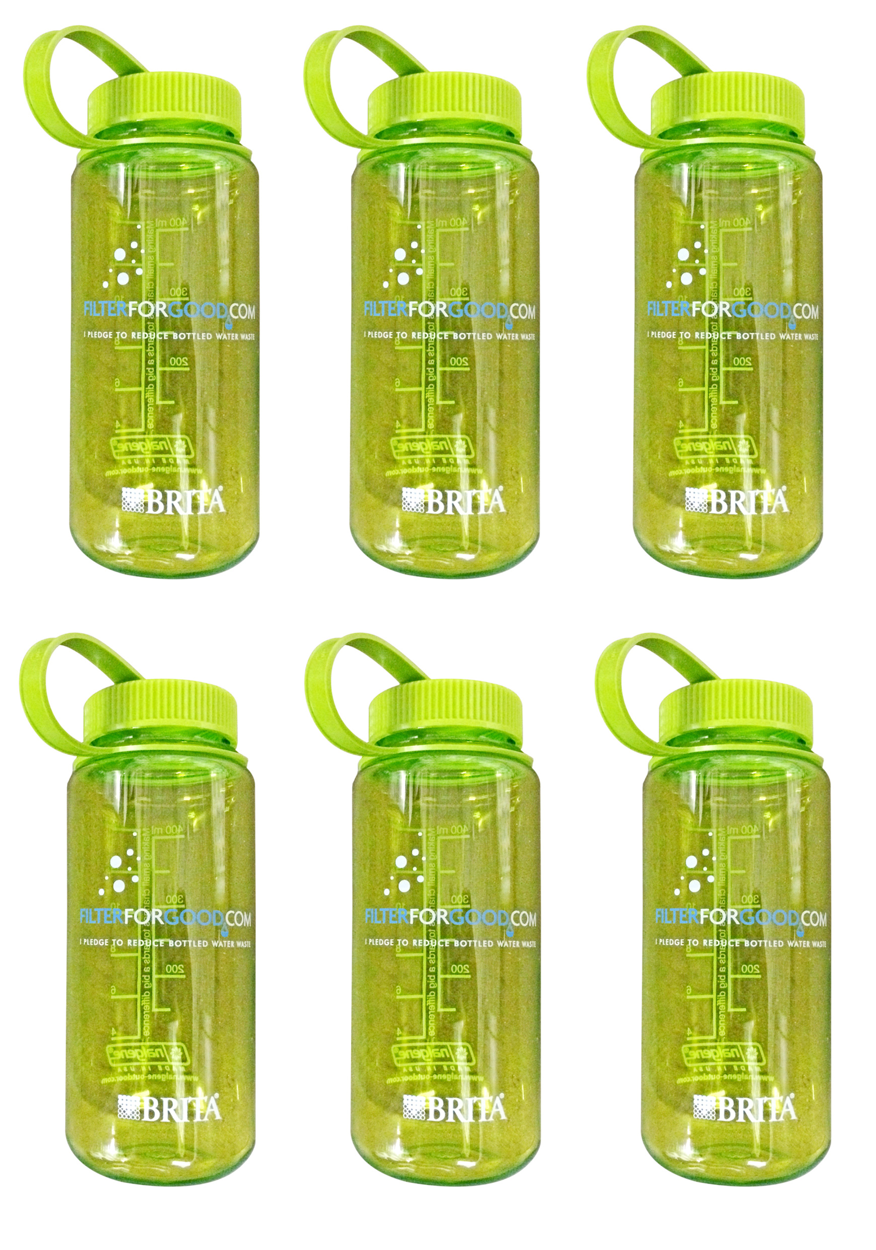 Brita Nalgene Sports Water Bottle 16 oz Each (6 Bottles Total) NEW eBay