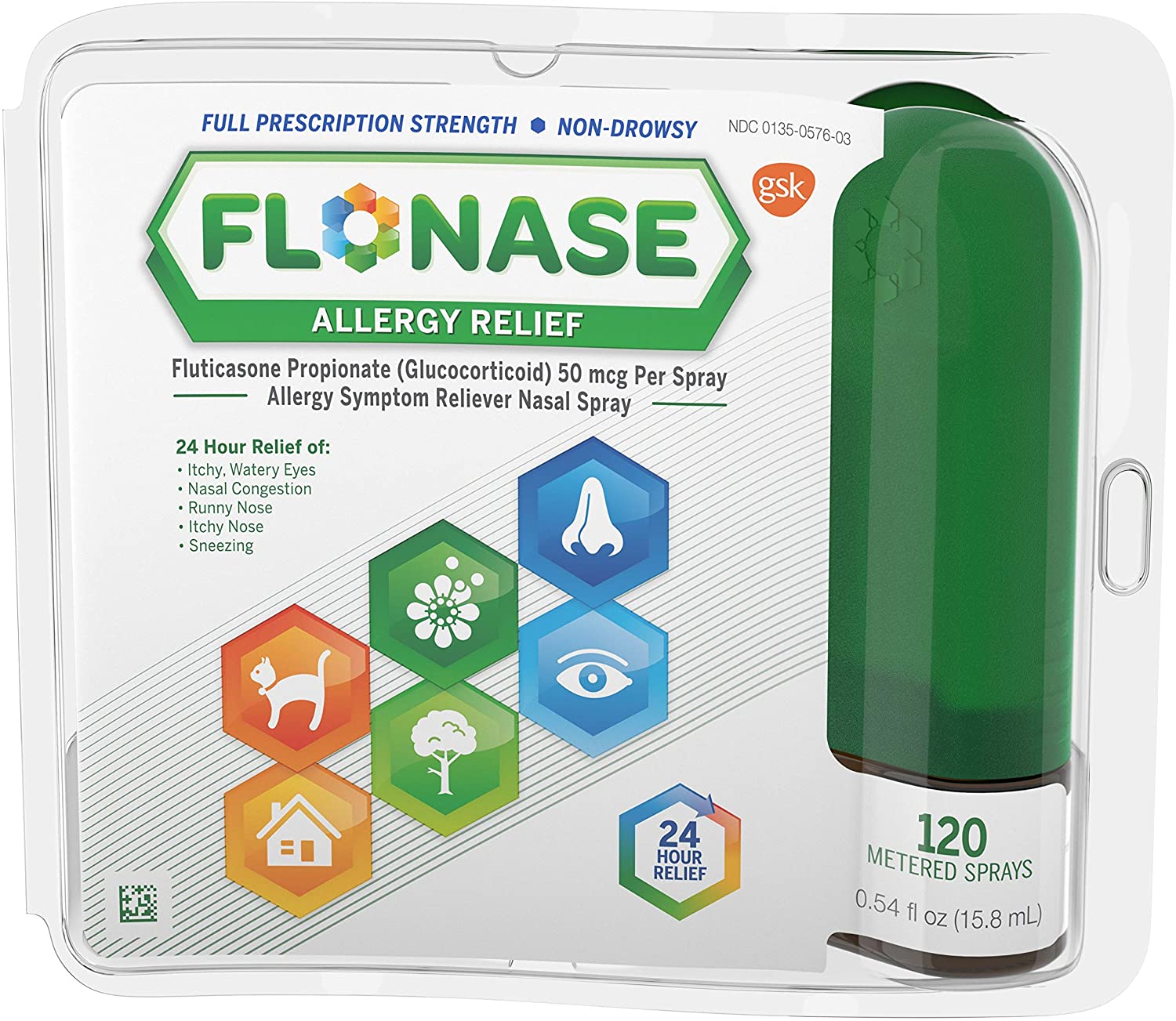 Flonase Allergy Relief Nasal Spray 0 54 Fl Oz eBay
