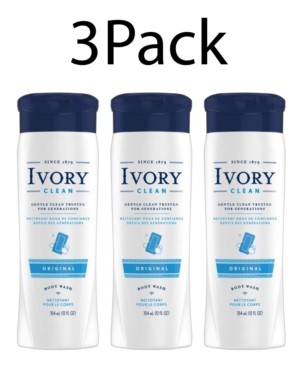 Ivory Body Wash, Original, 12 Ounces, 3 Pack eBay