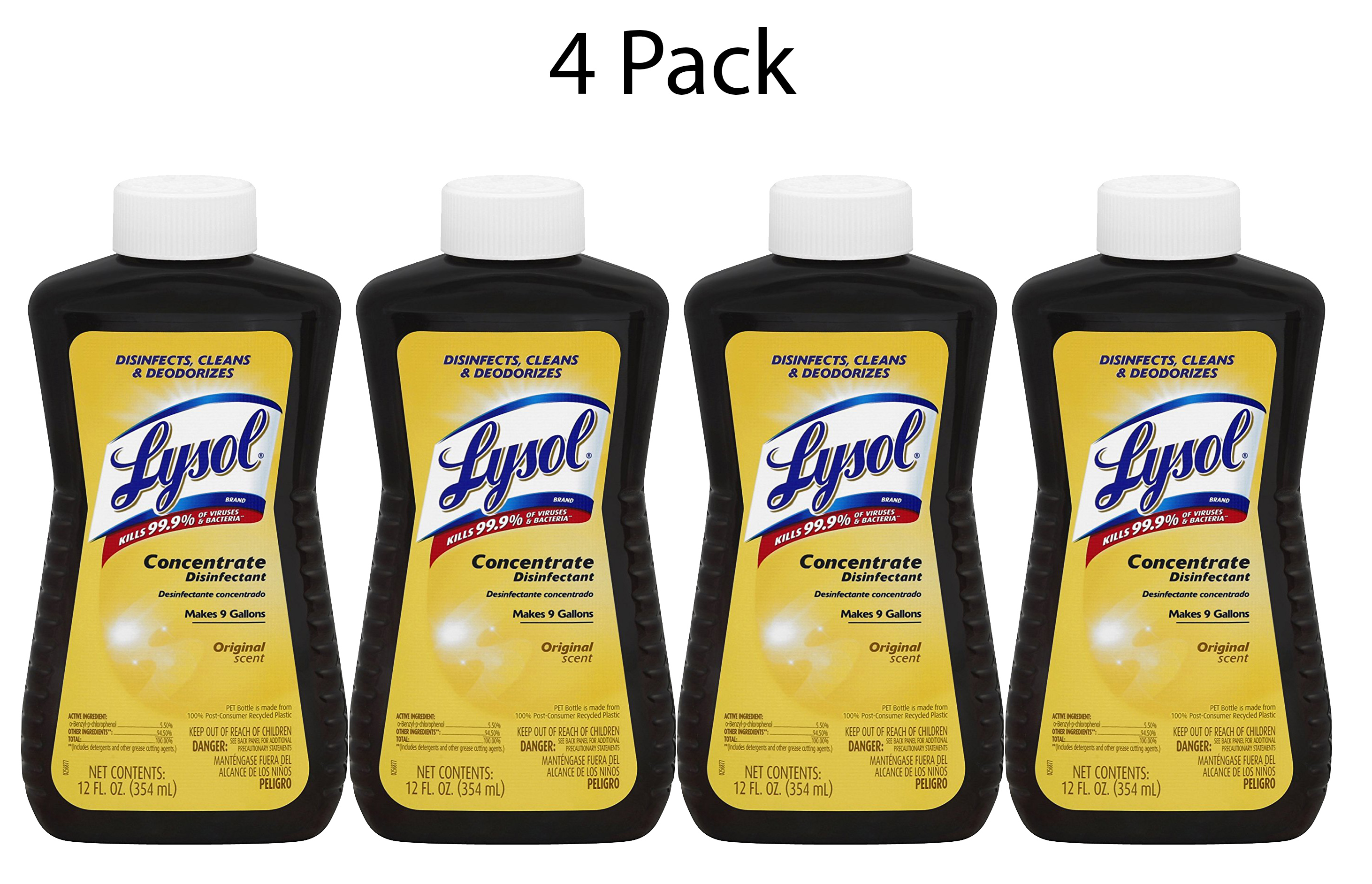 Lysol Concentrate All Purpose Cleaner Disinfectant, 12 oz, 4 Pack eBay