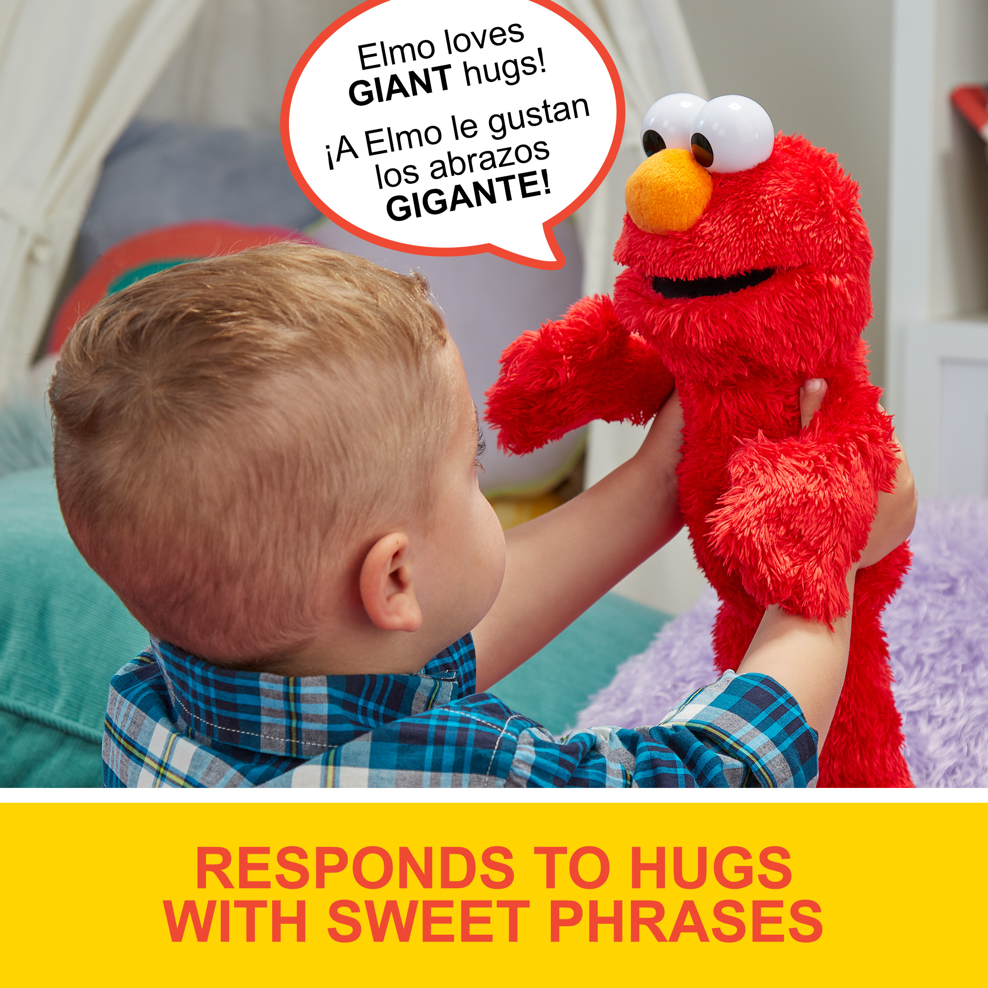 talking singing hugging elmo