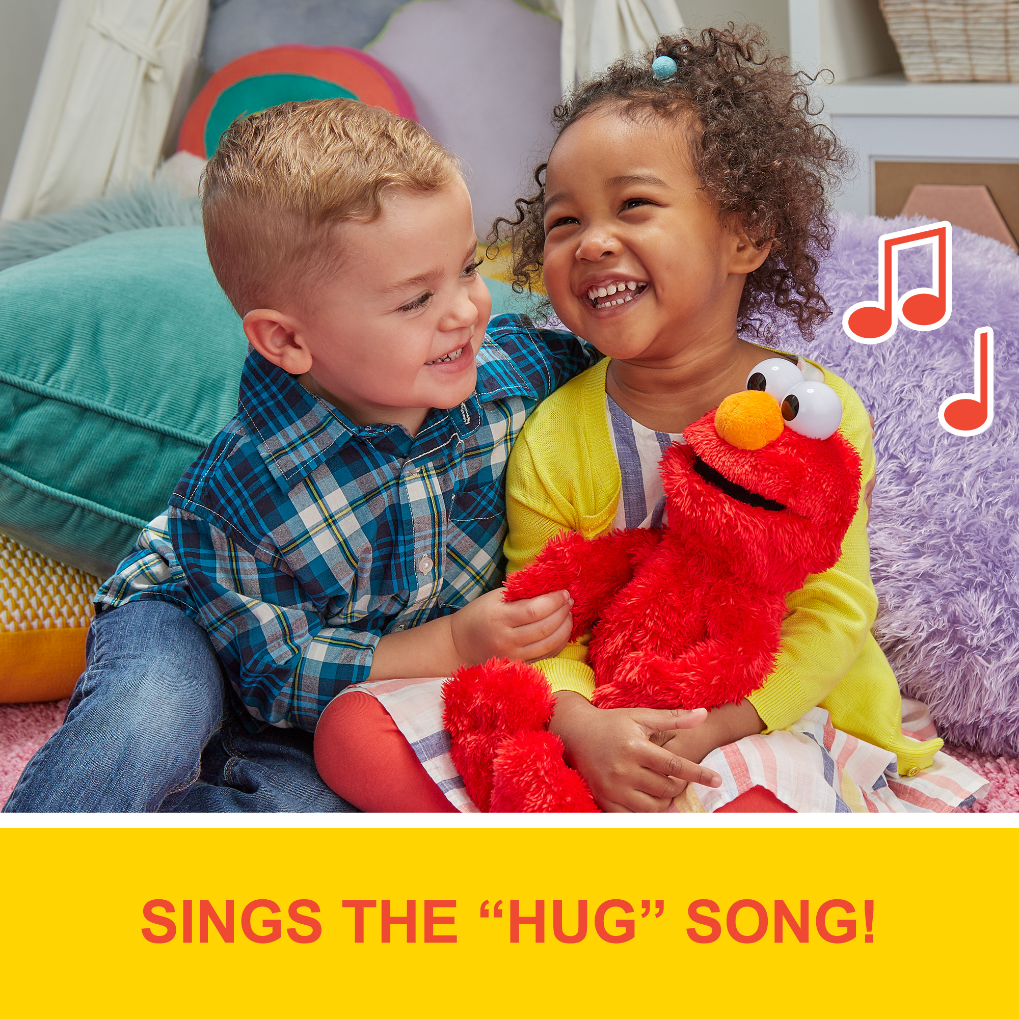 talking singing hugging elmo