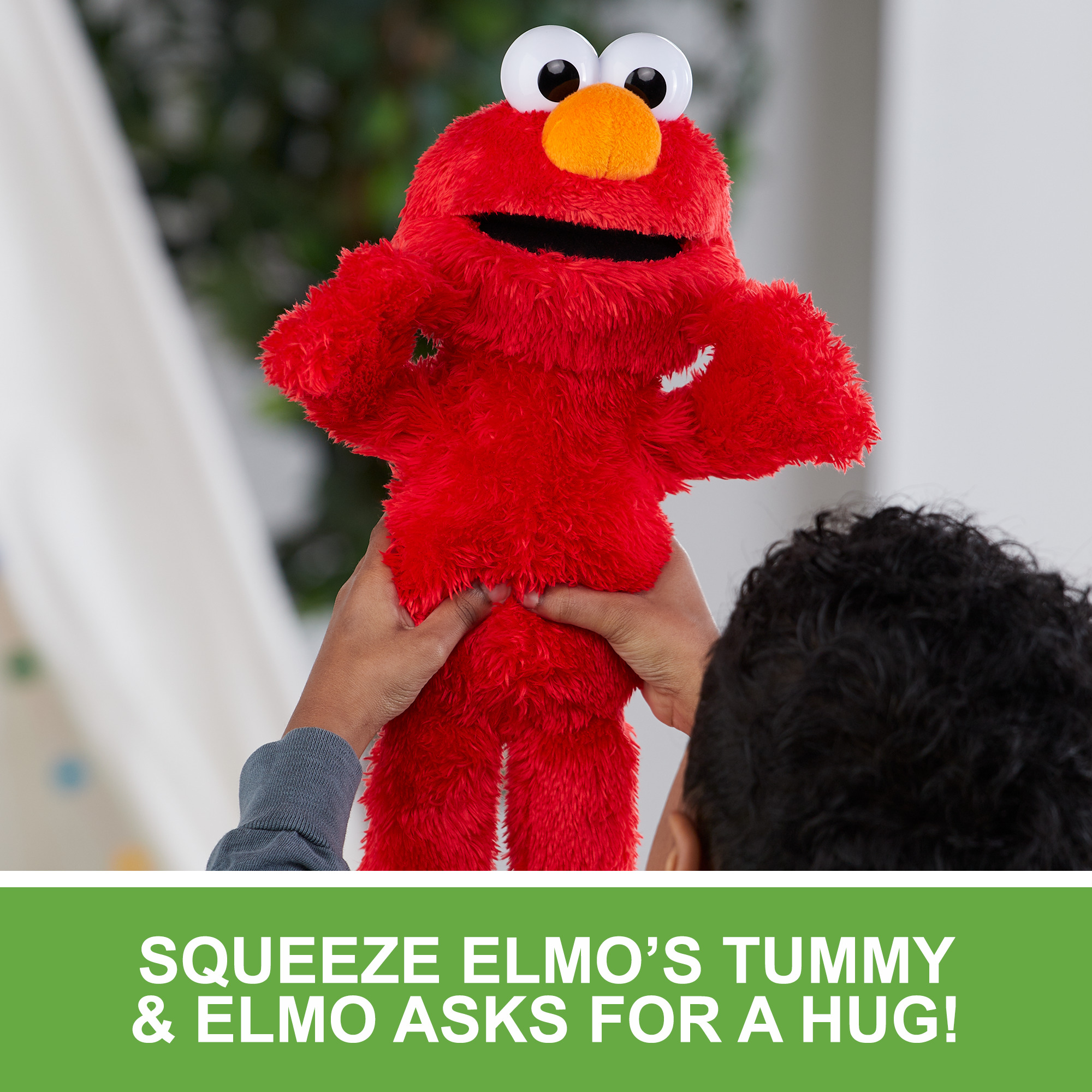 hugging elmo doll