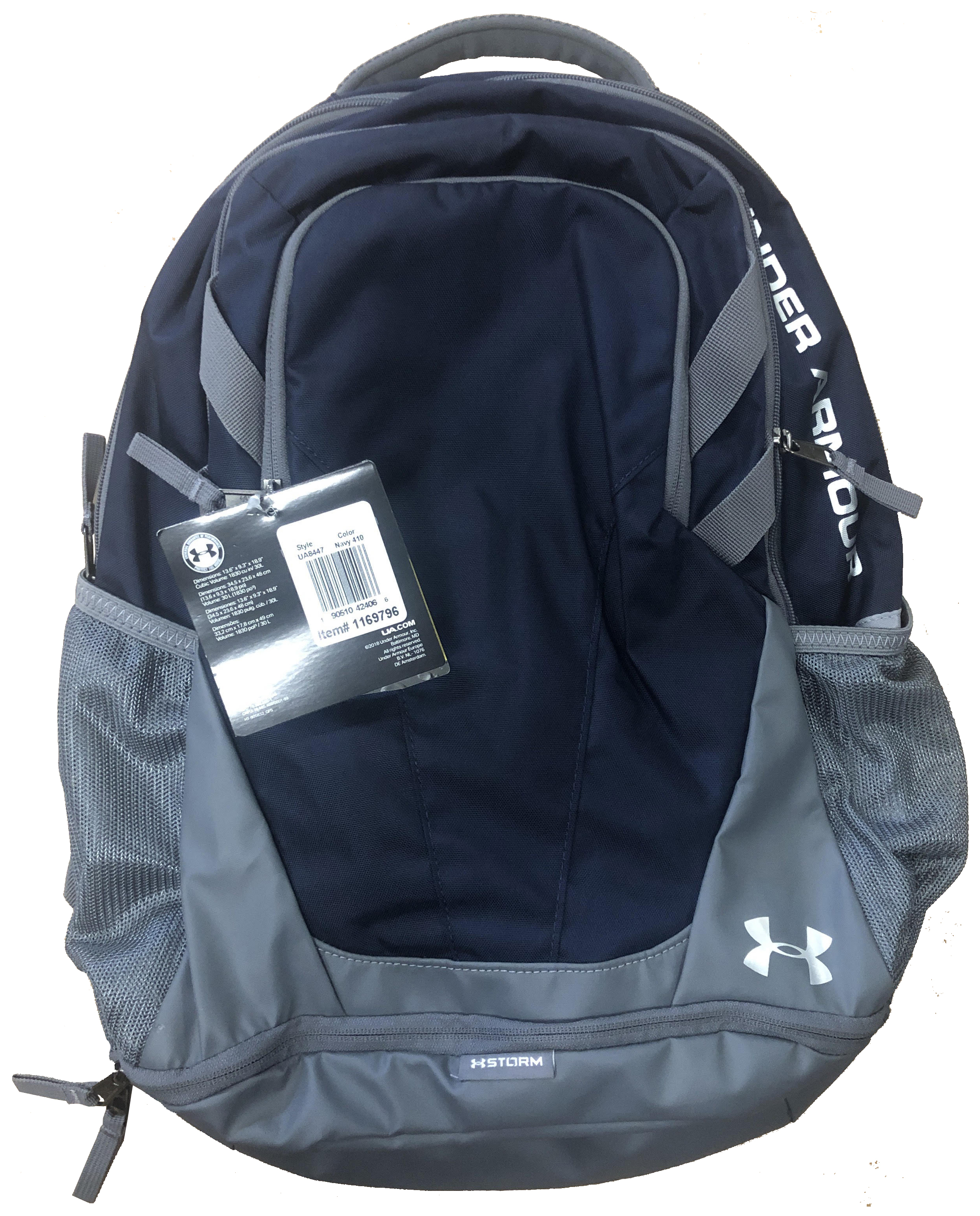 under armour hustle 3.0 backpack midnight navy